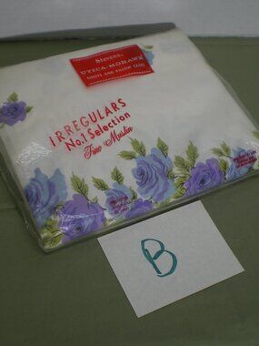 Vintage Stevens Utica-Mohawk Fine Muslin Double Flat Sheet